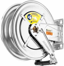 ose Reel AISI 316 These hose reels have the drum and the fixed bracket in stainless steel AISI 316.