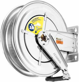 SERIES 430 SERIES 530 In accordance with directive Atex 94/9 IIB 2 GD c T4 T135 C X Toughness and durability Note: All the hose reels in the table are without hose 100 bar - AISI 316 stainless steel