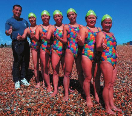 Many people have been successful at swimming across the English Channel. Some have even done so three times without stopping. That difficult task seems like something to celebrate.