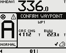If the autopilot is operated from another unit, the passive icon is shown in the mode indication field.