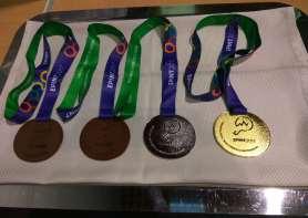 The Medal ceremony for team events and