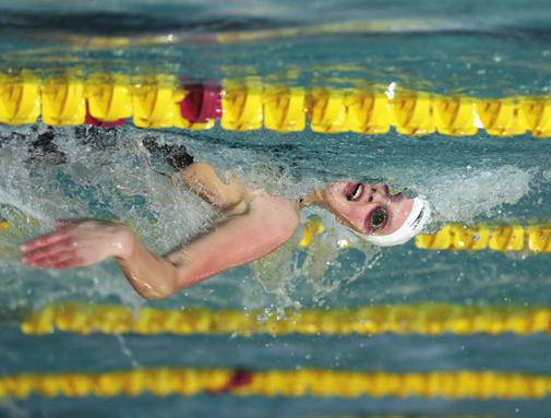 Girls Swimming & Diving Visitation captures fourth consecutive Class A team title; Edina wins Class AA team championship; Three all-time records set in Class AA Visitation of Mendota Heights claimed
