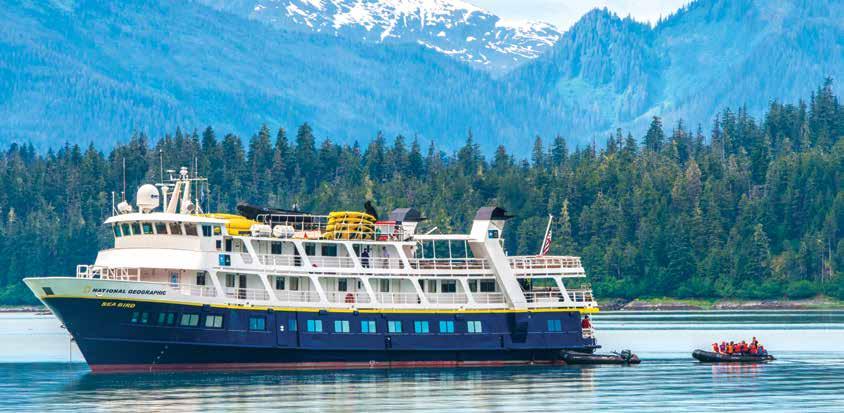 NATIONAL GEOGRAPHIC SEA BIRD & SEA LION CAPACITY: 62 guests in 31 outside cabins. REGISTRY: United States. OVERALL LENGTH: 152 feet.