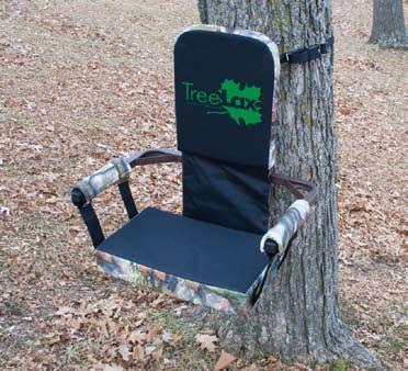 NEW Lounger design, along with the extra-thick padded camo seat and backrest,