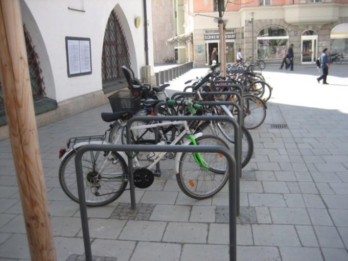 500 bicycle racks in Munich