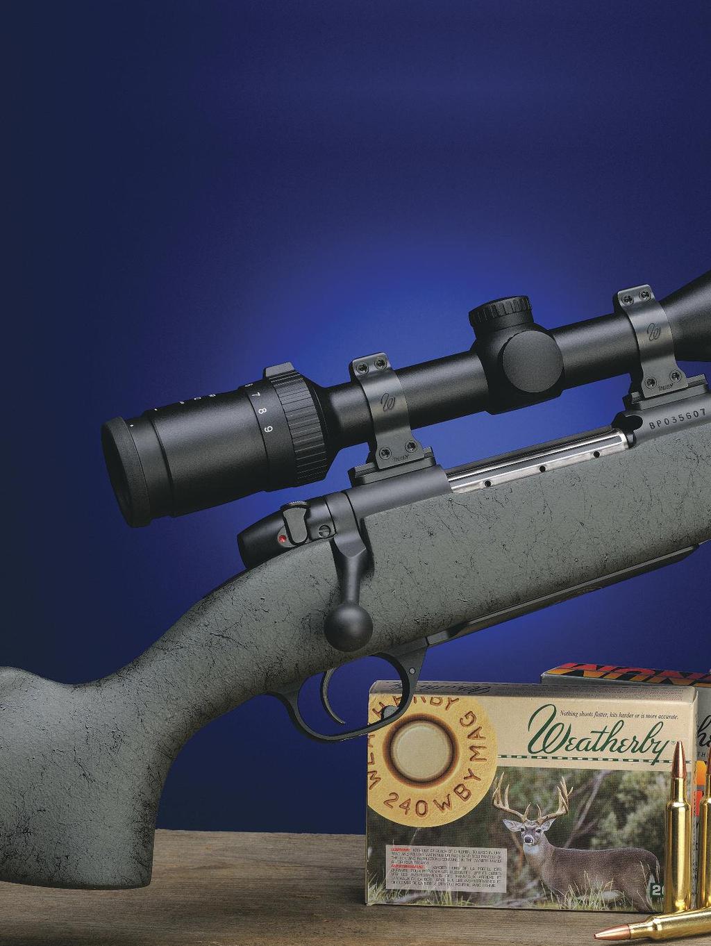 Stan Trzoniec Weatherby has brought forward a raft of improved versions of both the Mark V and the Vanguard with improved