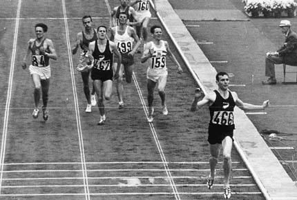 and ran fast, had a rest, ran fast, and had a rest. So when they got in the race, they were looking for the rest periods, whereas Halberg was able to run strongly all the way.