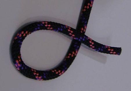 Tie a single overhand knot in the end of the rope.