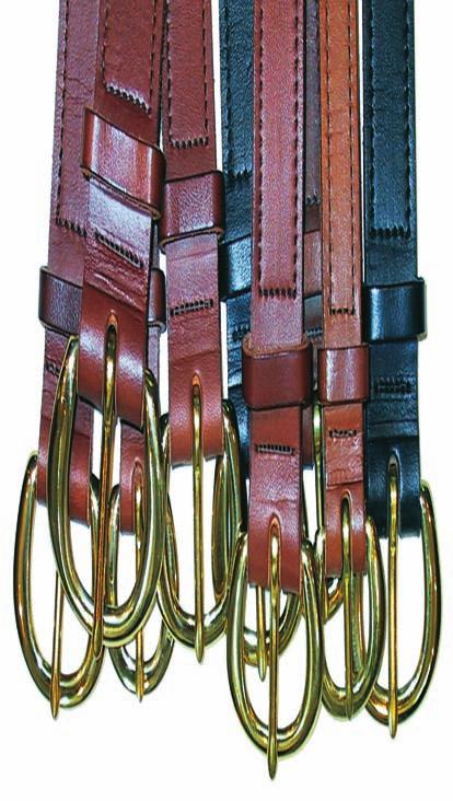 We size to the center hole and offer our belts in even sizes.