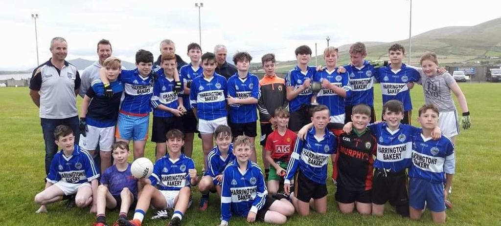 Community News Well done to the Sneem/ Templenoe/ Derrynane U14's who won the South Kerry league Monday evening in Portmagee. A thoroughly entertaining and pulsating final.