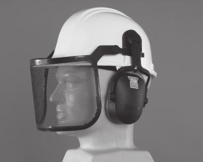 Mesh goggles and visors protect the wearer from chips and dust. They also provide excellent visibility with low heat build-up and no fogging. Chainsaw operators commonly use visors.