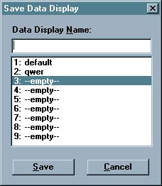 EcoWatch for Windows Section 4 SAVE DATA DISPLAY When opening a data file, you will probably want to look at the data in graph form.