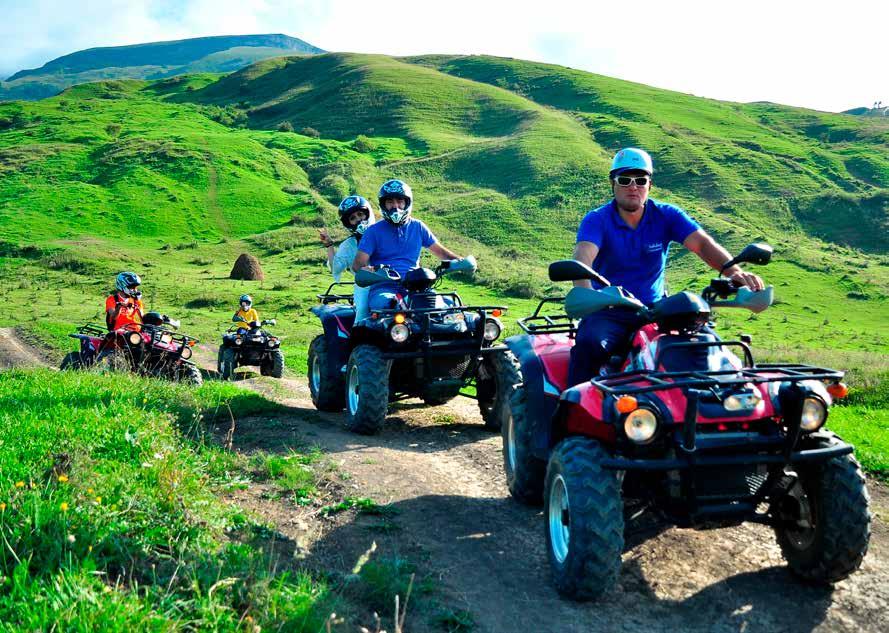 QUAD TOURS Everyone will enjoy exciting walk in quadricycles.