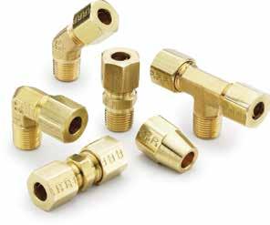 Compression Fittings Compression Fittings arker s Compression Fittings provide users with an economical choice with numerous connection options for a wide variety of tube materials without the need