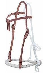 For each type of bridle or headstall, identify the parts that have