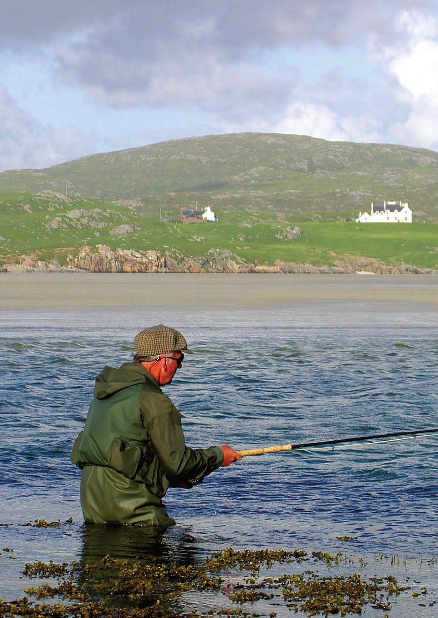 FISHING, STALKING & SHOOTING Uig Lodge has the wonderful advantage over other fisheries of being able to offer its guests an entire river system to fish.