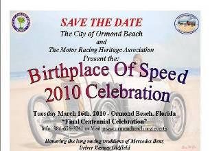 P A G E 2 Save the Date Tuesday March 16 th, 2010 One hundred years ago, the American automobile dream established a home on the hard packed sand of Ormond Beach.