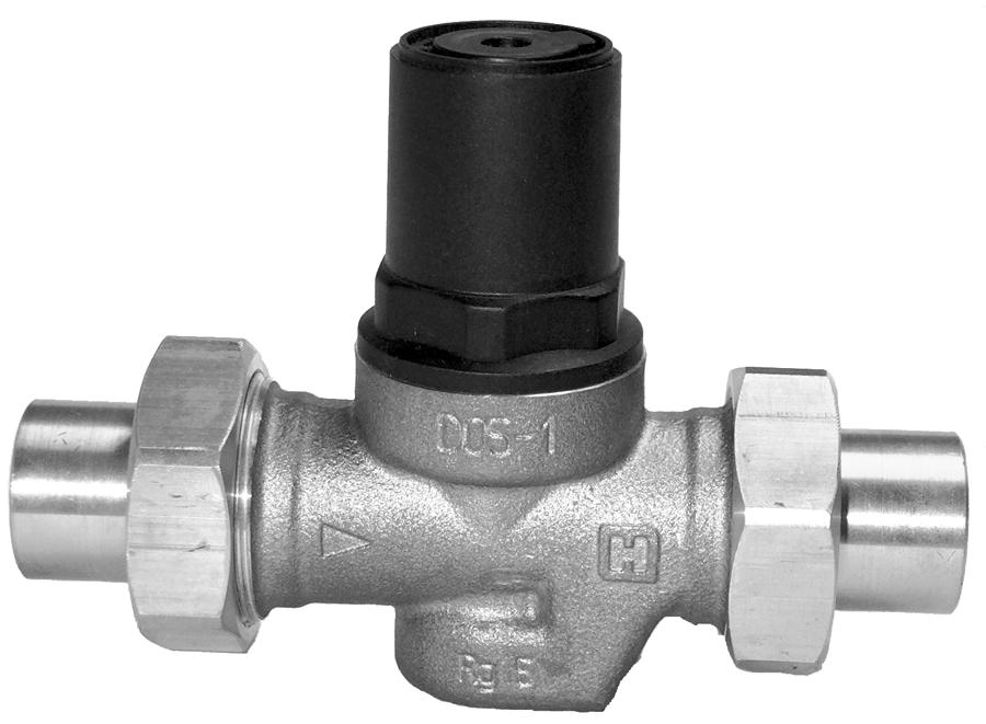 D05T Compact Design Pressure Regulating Valves FEATURES PRODUCT DATA Non-corroding unitized cartridge contains all working parts and is easily replaceable.