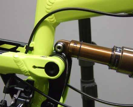 Run the line from your remote along the guides on the bottom of the top tube in the position closest to the non-drive side of the frame for a clean set-up.
