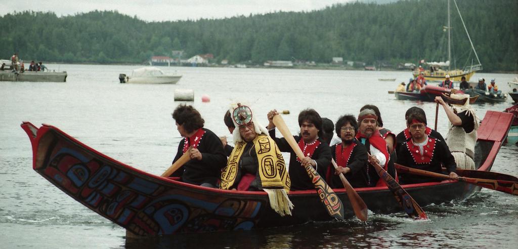 Rebirth of the Glwa The spiritual, social and cultural meaning of our traditional ocean going canoe was revived when the Heiltsuk Nation paddled their canoe the Glwa from their village