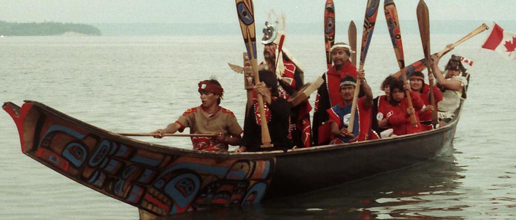 After three years of planning, carving the canoe and training, this was the first journey of its kind in this century for the First Nations of the North Pacific Coast of North America.