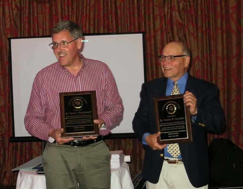 2015 LIFETIME ACHIEVEMENT AWARDS The International Committee continued the practice begun at the XI Symposium in Treehaven, Wisconsin, USA in 1992, of presenting Lifetime Achievement Awards to