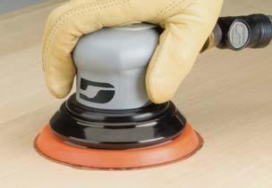 Threaded muffler cap stays tight as tool runs! Perfectly Balanced Sanding Pad Ask for the ORANGE!