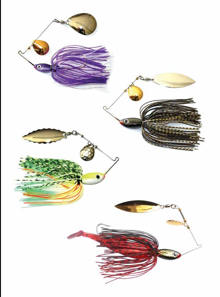 ProSpin / ProSpin Twister Double Colarado Tandem Twister Pre-rigged with Stinger Hook & Paddle Tail Available in 3/8 oz,