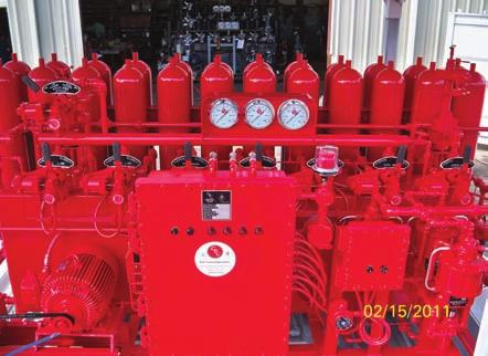 STARTING AND OPERATION Initial Procedure for Operating BOP Accumulator To start the initial operation and start up the operator will need to center all four-way control valves into the block or