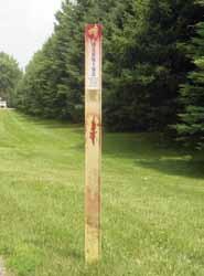 Convert low visibility u-channel posts to high visibility markers Permanently remark by removing inaccurate signs and sliding