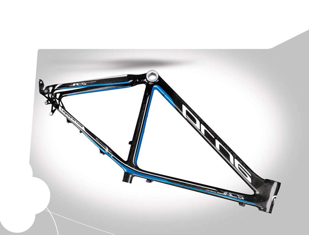 43 Frame weight: (MD) 1250g 1 1/8-1 1/2 head tube for front end stiffness and tracking XC2 Carbon Hardtail SHOWN: FRAMESET Frameset Available Aerus Conquest high