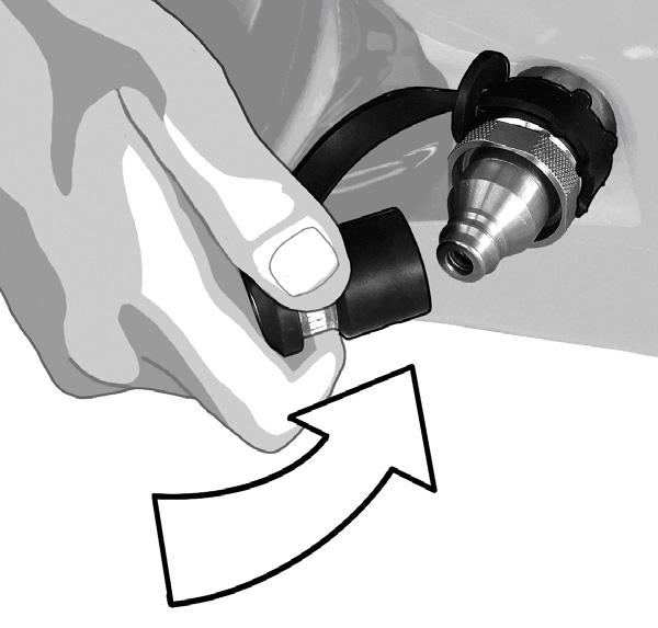 Filling the Compressed Air Cylinder CAUTION Couplings are precision components!