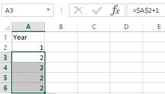 Excel adjusts cell references
