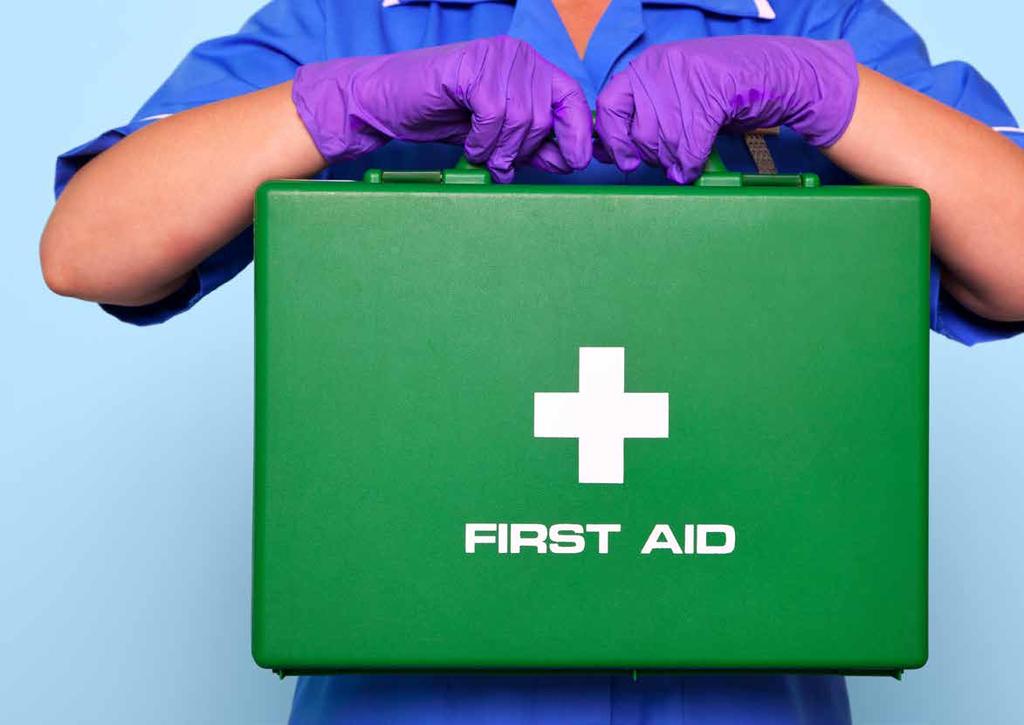 Names and contact details of first aiders can be