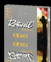 The new Rottweil EXACT slug cartridge is precision-built and is the most accurate Rottweil slug cartridge ever. In addition, it offers a lower-priced alternative to our Classic slug with felt wad.