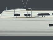 Diagram for Xc 42 with standard keel and fully loaded