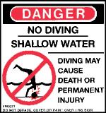 As a further precaution, the pool should be covered when it will not be used for any extended period of time. Do not walk on, climb on, sit on, stand on, or dive from the top seat of the pool.