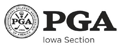 2014 Iowa PGA Section Golf Card Iowa PGA Section 3184