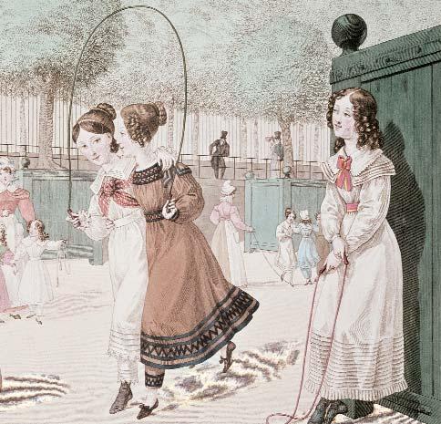 Today, boys and girls jump rope on almost every Girls began jumping rope in the late 1800s.