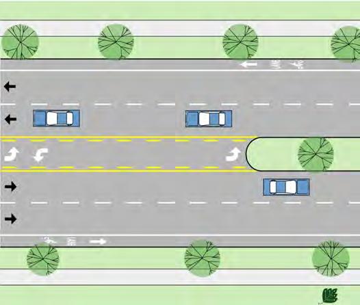 Trees Tree spacing should be approximately 30 on center. Trees should be placed a minimum 5 back from the face of curb on Arterials and a minimum of 2 back from the face of curb on Collectors.