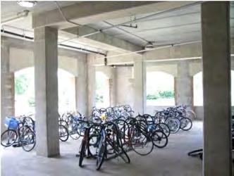 Design- The covering for bicycle parking will vary depending on the location.