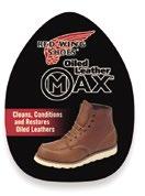 NaturSeal (a small amount of Silicone can be occasionally applied to darken leathers based on personal preferences) NaturSeal or Mink Oil F F OILED LEATHER MAX 95135: (6) oiled sponges G PASTE WAX