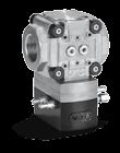 In addition, flow rate regulator VH is designed as a gas solenoid valve and shuts off the gas or air