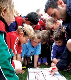 Ran 200 free in-service events through the regional coach team for coaches working in FA Charter Standard Clubs.