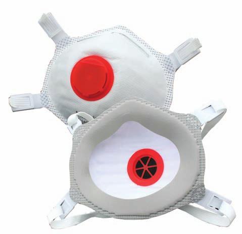 Adjustable Face Mask Particulate Respirator Code: RMP3V01 Contour Fit Cushion Lining Adjustable Straps & Noseclip Breathe & Speak Easy FFP3V ISO9001:2008 EN149:2001 +A1 2009 Dust Mask Code: