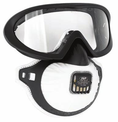 Filterspec / Powercap FILTERSPEC PRO AGE0-201-100 The unique patented FilterSpec Pro effortlessly combines both eye & respiratory protection. The 5.