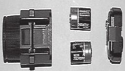 OPERATING PROCEDURES Battery Installation: With the M3X dismounted from the firearm, hold the M3X in one hand and press the backplate towards the unit.