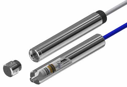 DESCRIPTION Pressure transducer consists of: 1. Stainless steel cylindrical body; 2. hydraulic chamber; 3. filter housing (relative models); 4. measuring sensor; 5.