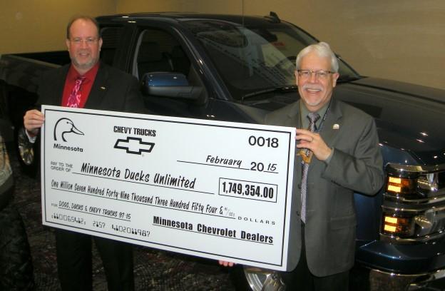 Glenwood, MN Man Wins New 2015 Chevy Truck in State Ducks Unlimited Fundraiser (Continued) Page 13 field, MN (1999), Jay Kimble, Stillwater, MN (2000), Patrick Doyle, Faribault, MN (2001), Marcia