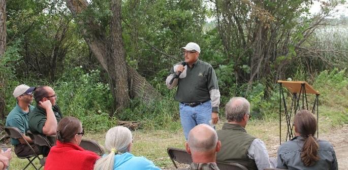 It was a celebration to acknowledge the fact that Eagle Lake was the 50th designated wildlife lake in the state.